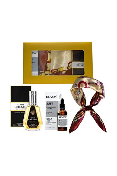 Fragrance World Elysa Set – Revox Hyaluronic Acid Serum 5% 30ml, Classy Chic ...