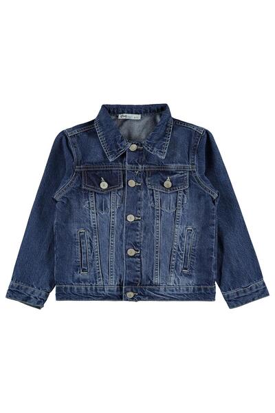 Civil Boys 4-Pocket Basic Jacket for Ages 6-9 - Blue 8-9 Years