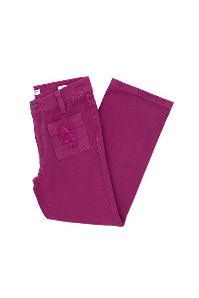 U.S. Polo Assn. Girl's Violet Canvas Pants 50314779-Vr037