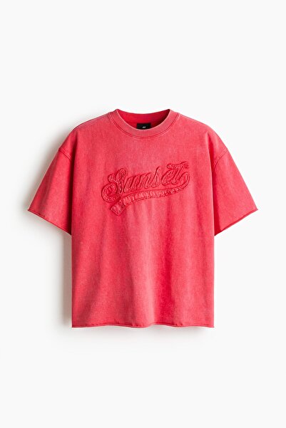 H&M Kısa ve Geniş Tişört Oversized Fit