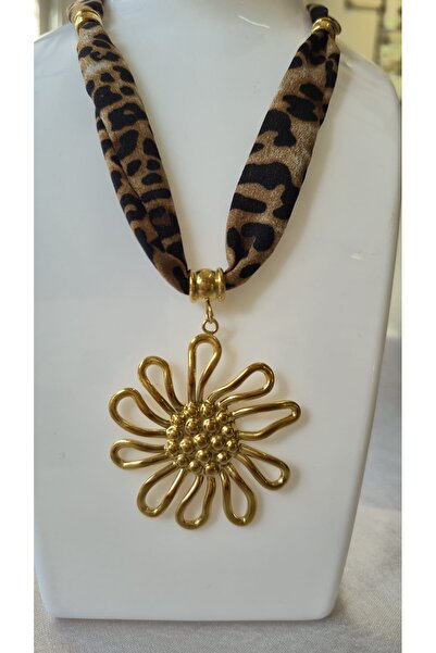 çeliktakıtasarım Leopard Patterned Zr Model Necklace