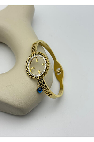 BİJU YILMAZ كليب ربع مزخرف بالذهب الصلب - 26klp23