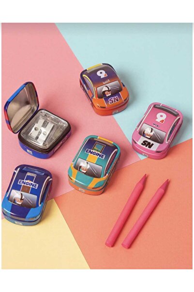 ALPA STORE Mikro Metal Çift Bıçaklı Kalemtıraş Araba Ve Hayvan Modelleri Kale...