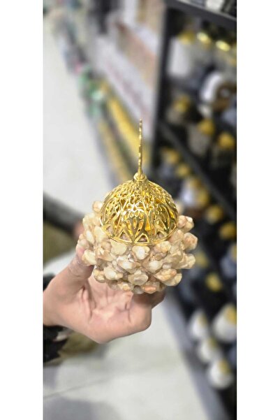 Generic Crystal Stone Bakhoor Burner | Burner with Golden Arabic Lid | Oud & ...