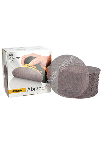 Abranet 150mm Cırt Zımpara – Tozsuz Zımparalama | Endüstriyel & Kompozit Uyumlu P80-5 Adet