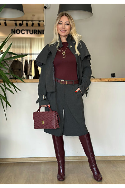 My Blog Pantaloni scurți antracit - 40589