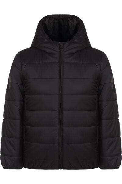 Civil Boys Μπουφάν με σχέδιο ράγας για 10-13 ετών - Μαύρο 13-14 ετών