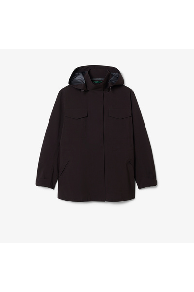 Lacoste Oversized Mid Length Waterproof Parka - BF0021-00-3LA