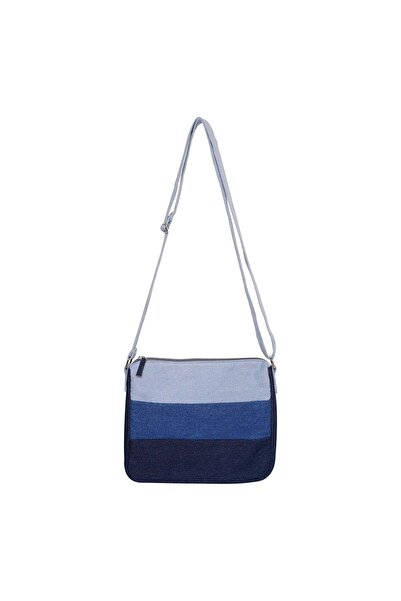 The Purani Jeans Artistic & Elegant Denim Sling Bag, "Blue" Multi-purpose Bag...