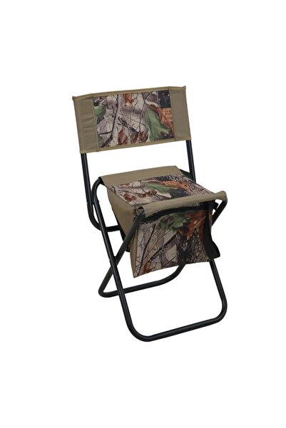 Lumi LUXURY Leaves Grandio Mob camping chair, folding, metal structure, brown...