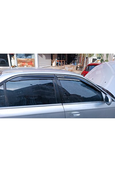 lina oto aksesuar Honda Civic 96-00 iess kasa cam rüzgarlığı kromlu