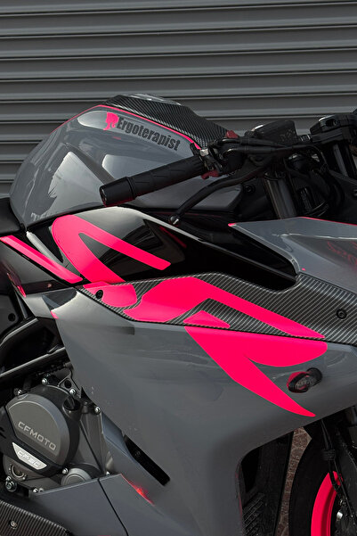 Banxtre ملصق أصلي ملون لـ CFMOTO 250SR (نصوص SR على اليمين واليسار) (يغطي الم...