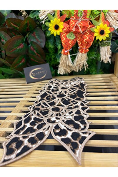 ARS HOME DEKOR Leopard Presentation Napkins, 6-Piece Coffee-Style Cocktail Na...