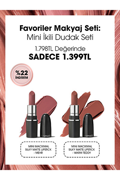 M.A.C Favoriler Makyaj Seti: Mini İkili Dudak Seti