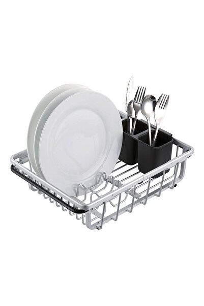 MİEN Alüminyum Bulaşıklık 37,5×28×12 cm | Kompakt ve Dayanıklı Tezgah Üstü Ku...