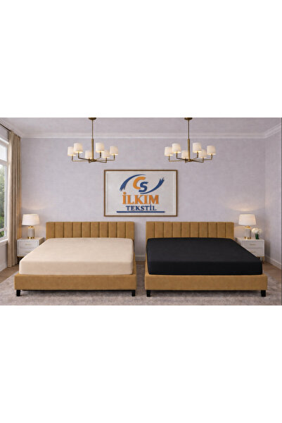 cs ilkim طقم ملاءات سرير قطنية ممشطة من كومفورد (قطعتين) (200x200)