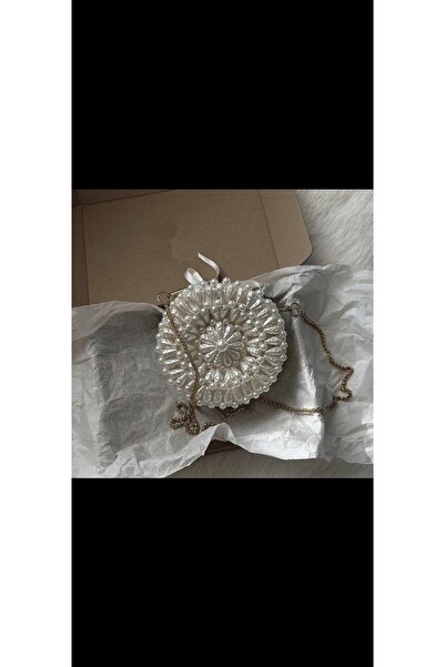 SHİNELİZE Brigette inci çanta, özel tasarım el yapımı inci çanta