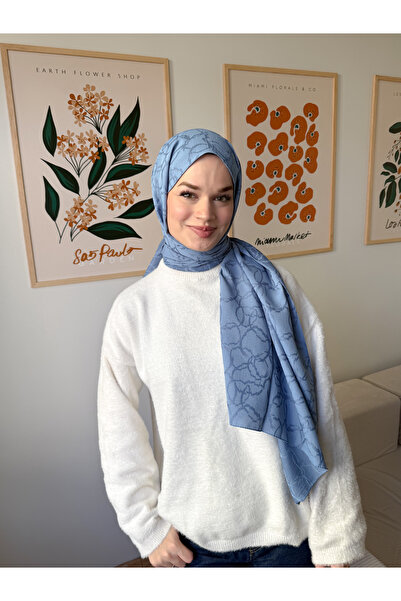 CUOCA LOUNGE Halka Desen Doğal Pamuk Şal
