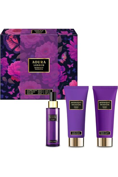 Aoura London مجموعة هدايا شغف منتصف الليل