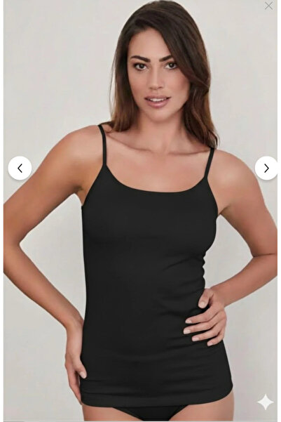 Eros Women's Cotton Undershirts with String Straps, Pack of 2