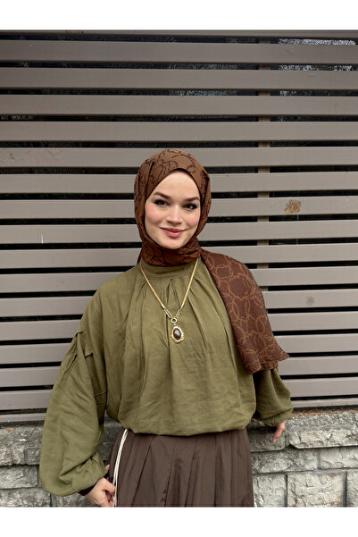 CUOCA LOUNGE Halka Desen Doğal Pamuk Şal