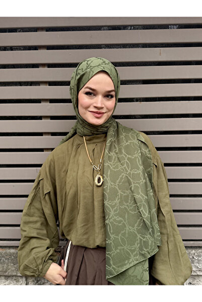 CUOCA LOUNGE Halka Desen Doğal Pamuk Şal