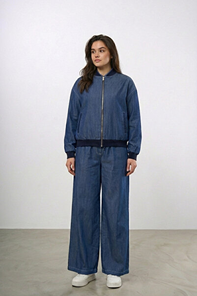 HANIQA Camisole Detailed Zippered Suit