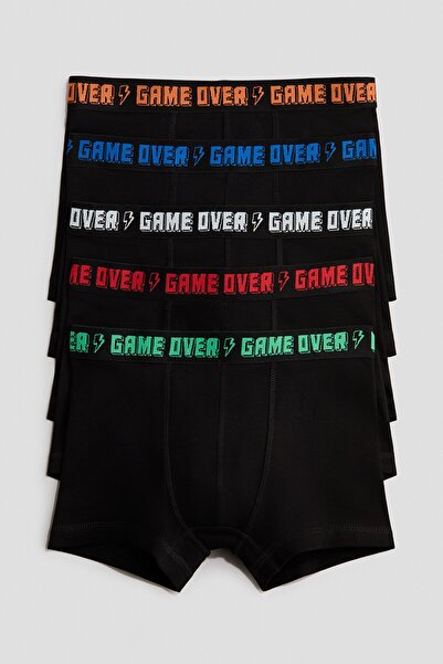 H&M 5'li Kısa Boxer Şort