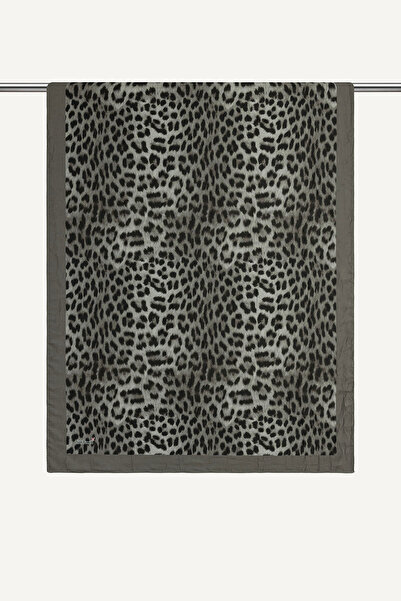 Wega Moda Leopar Desenli Bambi Pamuk Şal – Soft Dokulu Kadın Şal