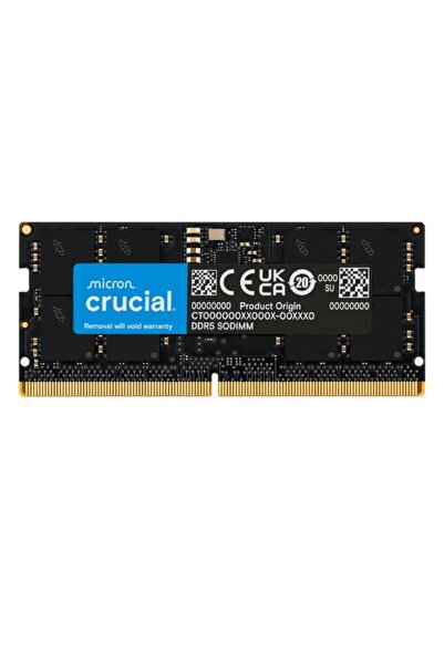 Crucial 32GB DDR5 5600MHz CL46 1.1V SODIMM Notebook Ram CT32G56C46S5.M16D1