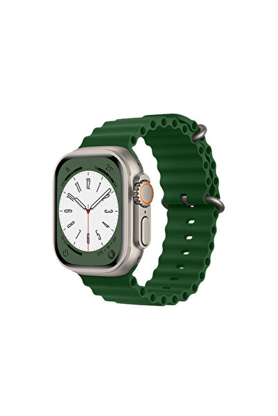 eco port Watch 42mm Compatible Ocean Band (Not a Watch) - Dark Green