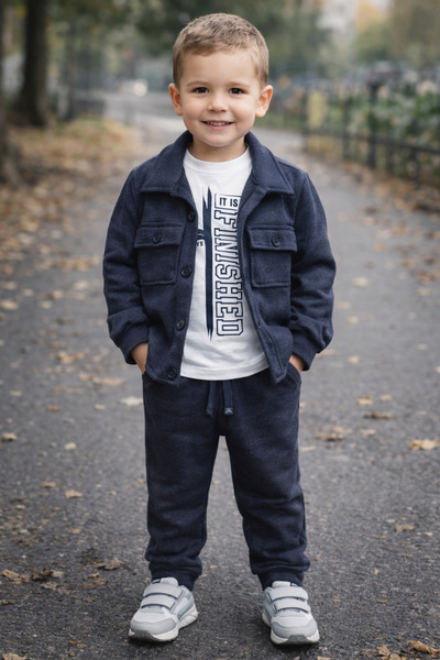 Yalçınoğlu Kids Премиум празнична екипировка за момчета I Риза, сако, тениска...