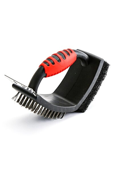 Avaleea 3 in 1 Grill Brush with Scraper and Sponge