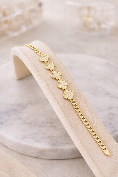 DİLEK KUYUMCULUK Yonca altın bileklik