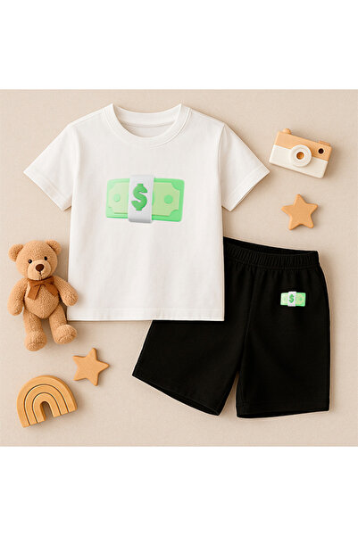 genosha Μπλουζάκι Σορτς Παιδικό Σετ 100% Βαμβάκι Άνετη Εφαρμογή Καθημερινό Χα...