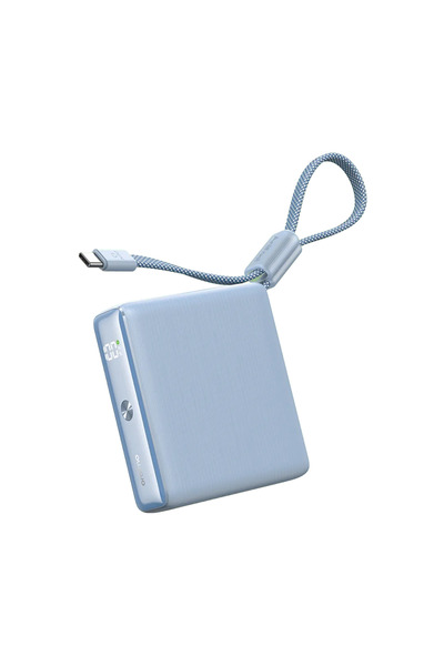 oraimo PowerNova L11 USB-C and USB Ports with Built-in Cable USB-C 10000mAh 2...