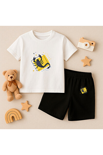 genosha Μπλουζάκι Σορτς Παιδικό Σετ 100% Βαμβάκι Άνετη Εφαρμογή Καθημερινό Χα...