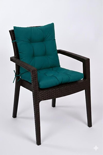 ALTINPAMUK Neva Pofidik Emerald Green Μαξιλάρι καρέκλας με πλάτη με ειδικά ρα...