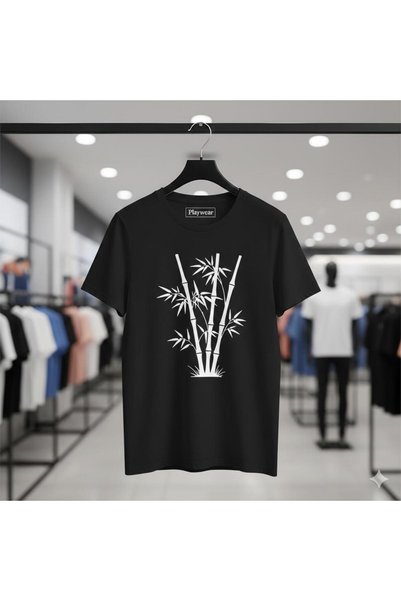 playwear PLAY WEAR Tricou unisex cu imprimeu DAL ÇIBIK, cu decolteu rotund