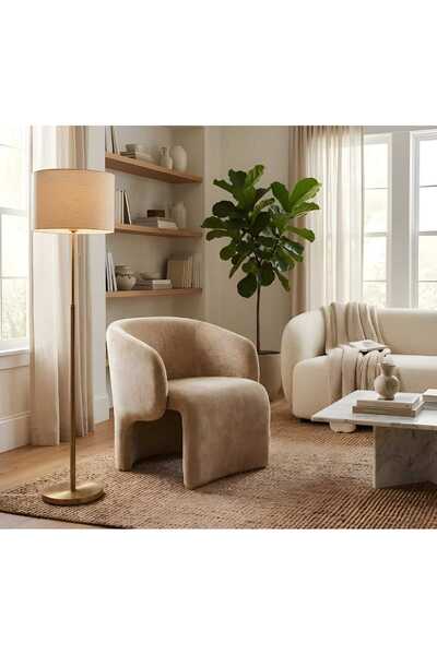 Arnohome A modern chair with a sleek and unique design, without legs and made...