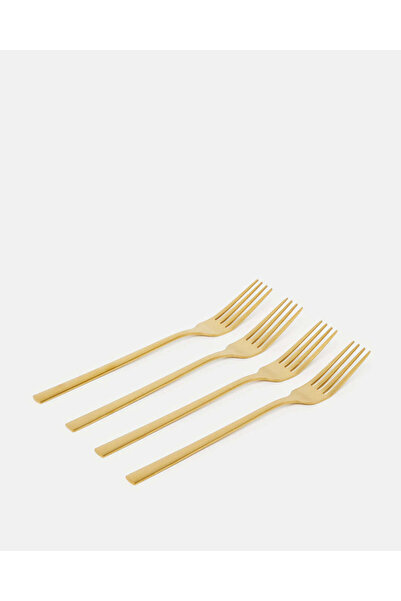 REDTAG Gold Dinner Fork Set (4 Piece)