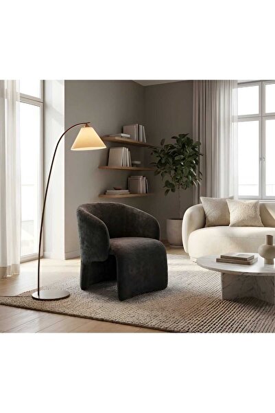 Arnohome A modern chair with a sleek and unique design, without legs and made...