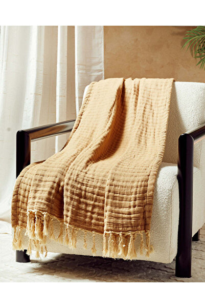 REDTAG بطانية بنية منسوجة