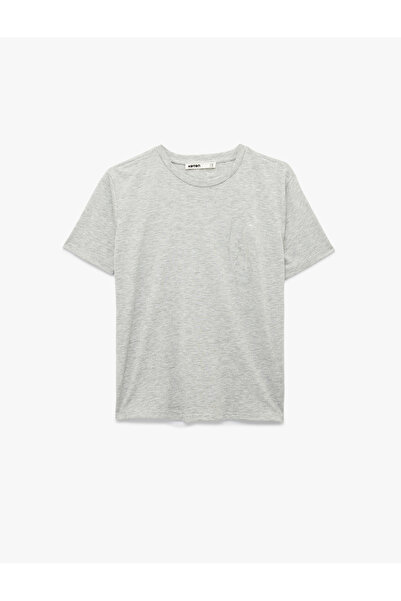 Koton Short Sleeve Crew Neck Printed T-Shirt