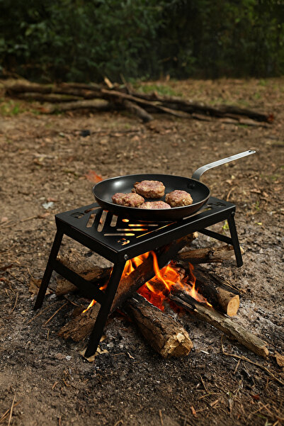Ragno ateş üstü ızgara orta boy katlanabilir ayaklı