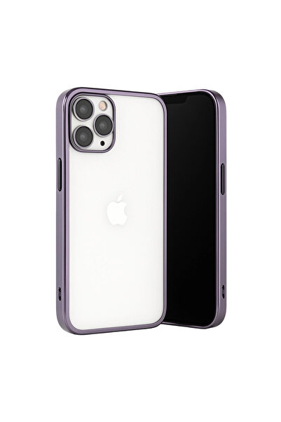 eco port iPhone 13 Pro Max Case with Camera Protection Lens Silicone - Purple