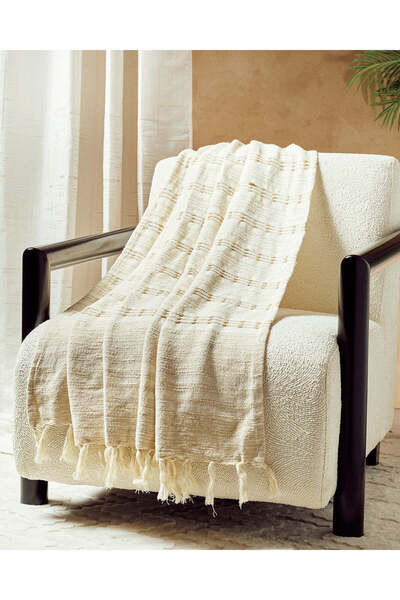 REDTAG بطانية منسوجة بيج