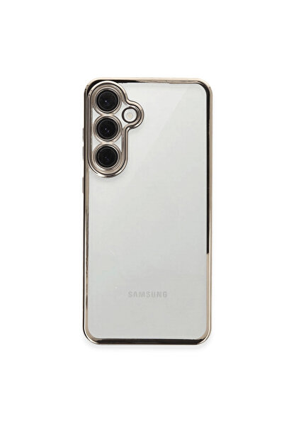 eco port حافظة سامسونج جالاكسي S24 Fe من السيليكون مع عدسة حماية للكاميرا - ر...