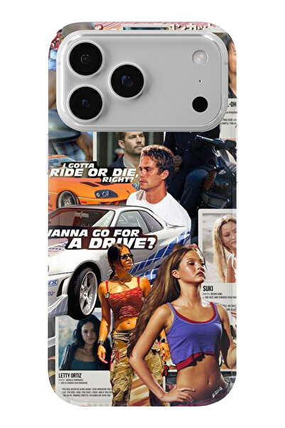 Multitronic حافظة شفافة مطبوعة بتصميم فاست آند فيوريوس متوافقة مع آيفون 17 برو