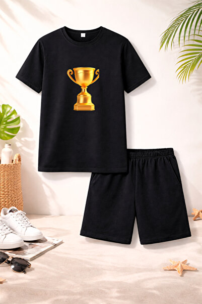 genosha Μπλουζάκι Σορτς Παιδικό Σετ 100% Βαμβάκι Άνετη Εφαρμογή Καθημερινό Χα...